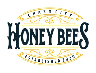 Charm City Honey Bees logo design by Alfatih05