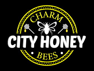 Charm City Honey Bees logo design by Suvendu