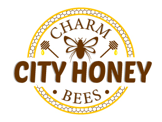 Charm City Honey Bees logo design by Suvendu