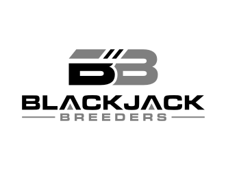 Blackjack Breeders logo design by puthreeone