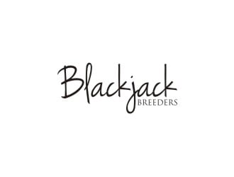 Blackjack Breeders logo design by bombers