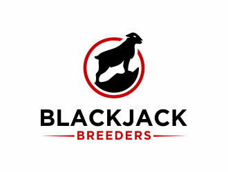 Blackjack Breeders logo design by azizah