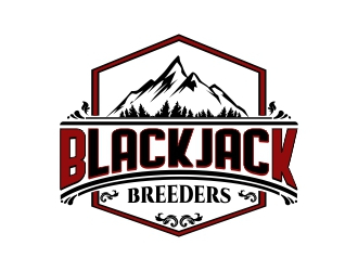 Blackjack Breeders logo design by aika
