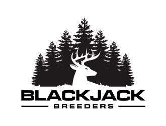 Blackjack Breeders logo design by GassPoll