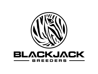 Blackjack Breeders logo design by GassPoll