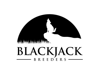 Blackjack Breeders logo design by GassPoll