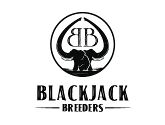 Blackjack Breeders logo design by Bl_lue