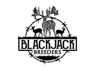 Blackjack Breeders logo design by Foxcody
