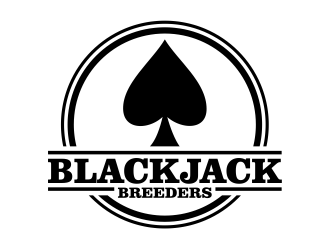 Blackjack Breeders logo design by cintoko