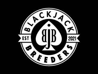 Blackjack Breeders logo design by pilKB