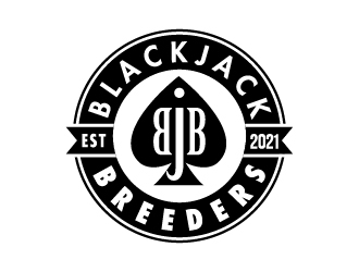 Blackjack Breeders logo design by pilKB