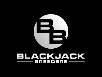 Blackjack Breeders logo design by lexipej