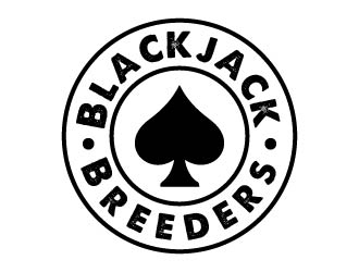 Blackjack Breeders logo design by Mirza