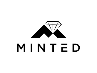 Minted logo design by funsdesigns