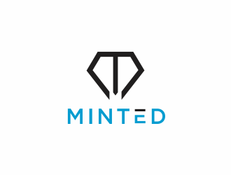 Minted logo design by santrie