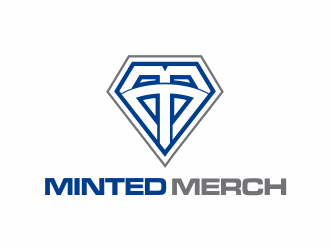 Minted logo design by santrie