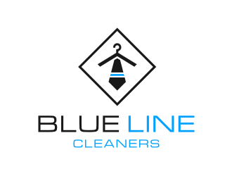 BLUE LINE CLEANERS logo design by lintinganarto