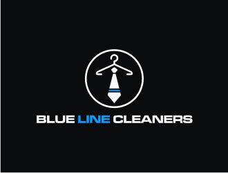 BLUE LINE CLEANERS logo design by Sheilla