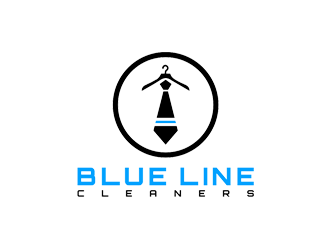 BLUE LINE CLEANERS logo design by jancok