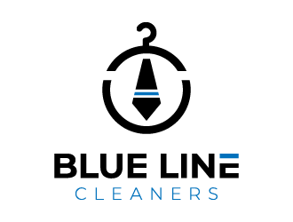 BLUE LINE CLEANERS logo design by SHAHIR LAHOO