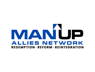 MAN UP ALLIES NETWORK ( Redemption. Reform. Reintegration) logo design by lexipej