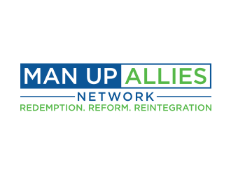 MAN UP ALLIES NETWORK ( Redemption. Reform. Reintegration) logo design by Franky.