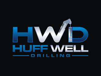 Huff Well Drilling logo design by Rizqy