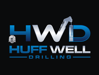 Huff Well Drilling logo design by Rizqy