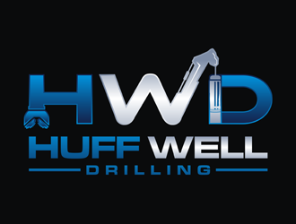 Huff Well Drilling logo design by Rizqy