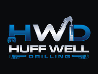 Huff Well Drilling logo design by Rizqy