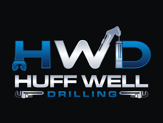 Huff Well Drilling logo design by Rizqy