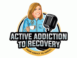 Conversations With An Addict logo design by Bananalicious