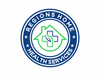 Regions Home Health Services logo design by Mahrein