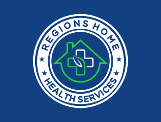 Regions Home Health Services logo design by Mahrein