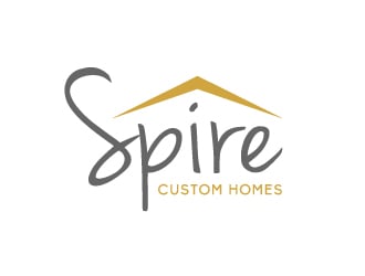 Spire Custom Homes logo design by akilis13