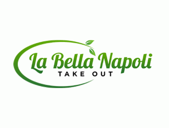 La Bella Napoli Take out logo design by Bananalicious