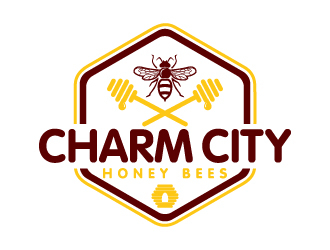Charm City Honey Bees logo design by jaize