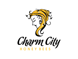 Charm City Honey Bees logo design by JessicaLopes