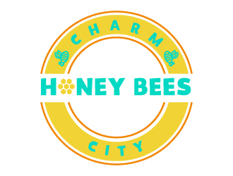 Charm City Honey Bees logo design by gateout