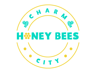 Charm City Honey Bees logo design by gateout