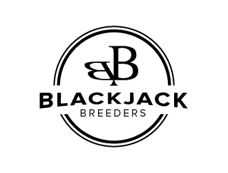 Blackjack Breeders logo design by fritsB