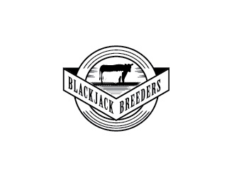 Blackjack Breeders logo design by bcendet