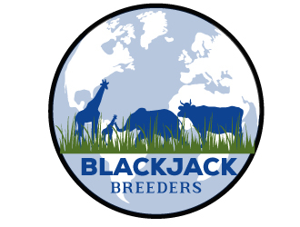 Blackjack Breeders logo design by LogoQueen