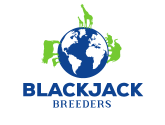 Blackjack Breeders logo design by LogoQueen