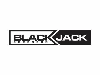 Blackjack Breeders logo design by santrie