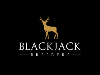Blackjack Breeders logo design by Gopil