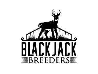 Blackjack Breeders logo design by yans