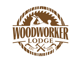 woodworker lodge logo design by jaize