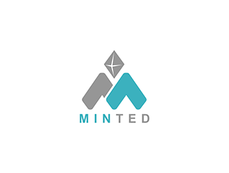 Minted logo design by enzidesign