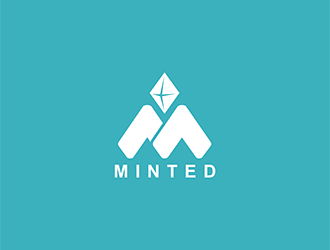 Minted logo design by enzidesign